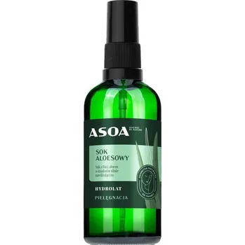 Asoa hydrolát na obličej šťáva z aloe vera, 100 ml