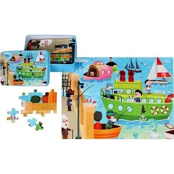 Puzzle Merco Parník puzzle 100 dílků