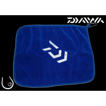 Podběrák Rybářský ručník Daiwa Blue s karabinou