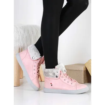 Dámská zimní obuv Cathay moda Zateplené tenisky 3232-9L.PI Velikost: 37