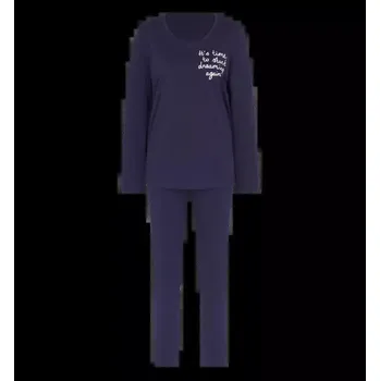 Dámské pyžamo Dámské pyžamo Sets PK 03 LSL X - Triumph modrá (6582) 0040