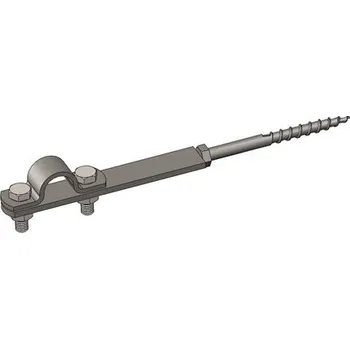 Vrut DOT vrut 200 - Držák ochranné trubky s vrutem - 8x200 mm