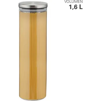 Dóza na potraviny Dóza na potraviny, z borosilikátového skla, 1650 ml - WEIS (Zásobní dóza z borosilikátového skla 1650 ml - WEIS)