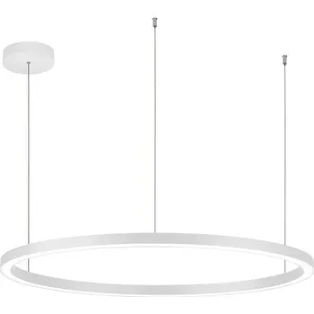 Palnas Závěsné LED svítidlo DARA ø 98 cm, bílé, 3000-4000K Stmívání, řízení: Dálkové ovládání, Dálkový ovladač: S dálkovým ovladačem