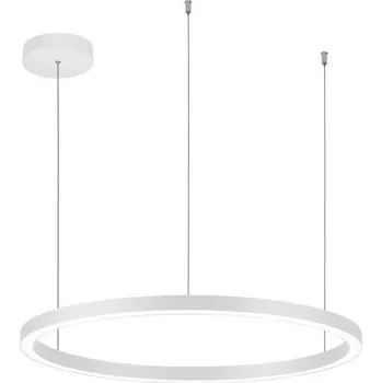 Palnas Závěsné LED svítidlo DARA ø 78 cm, bílé, 3000-4000K Stmívání, řízení: Dálkové ovládání, Dálkový ovladač: Bez dálkového ovladače