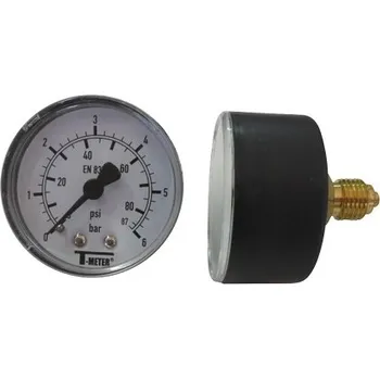 Příslušenství k čerpadlu manometr D50 0-6 bar G1/4" zadní vývod