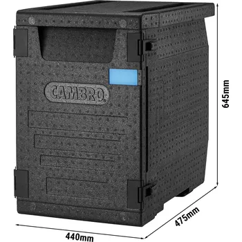 Pec na pizzu G.Gastro CAMBRO | CAM GOBOX® Frontloader s předním plněním GN 1/1 - černý