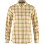 Fjällräven Övik Flannel Shirt Women Chalk White-Dune Beige béžová M