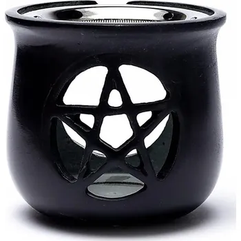 Pícka pentagram z černého mastku