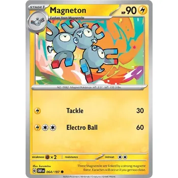 Karetní hra Magneton 064/197 - Obsidian Flames Typ karty: Non-Holo