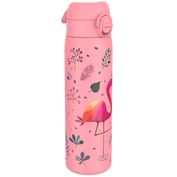 Láhev ion8 Leak Proof nerezová láhev Flamingo, 600 ml