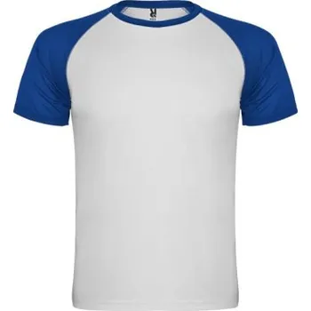 ROLY INDIANAPOLIS funkční triko Barva: bílá/královská modrá, Velikost: XL
