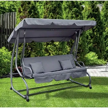 Zahradní houpačka 3e 62656 ocelové houpačka a lehátko Hollywood, 2 in 1
