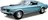Maisto Ford Mustang GT Cobra Jet 1968 1:18, modrý
