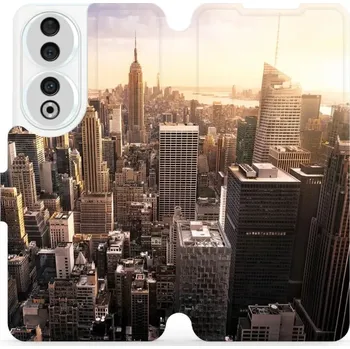 Pouzdro na mobilní telefon Flipové pouzdro Mobiwear - Honor 90 5G - M138P New York (Knížkové flip pouzdro, obal, kryt na mobil Honor 90 5G - M138P New York, materiál Umělá kůže + TPU - ochrana 360°, stojánek, silikonová vanička, magnetické zavírání)