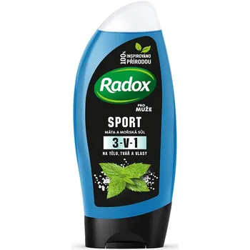 Sprchový gel Radox Sport sprchový gel pro muže 3v1 máta a mořská sůl