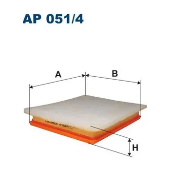 Filtr do auta Vzduchový filtr FILTRON (AP051/4)