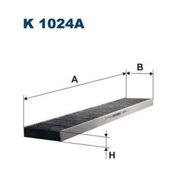 Vzduchový filtr Filtr, vzduch v interiéru FILTRON (K1024A)