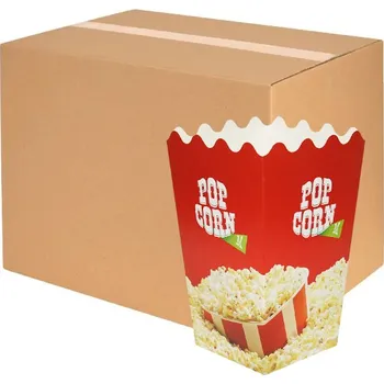 Dóza na potraviny Krabička na popcorn 0,9l - 500ks (1 karton)