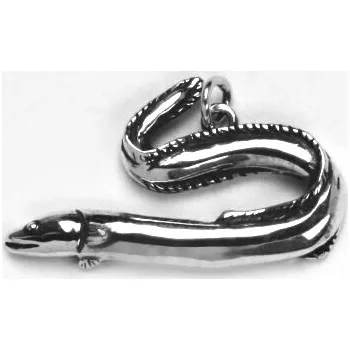 Přívěsek Stříbrný přívěsek ryba , úhoř říční - P136 (Stříbrný přívěsek ryba úhoř říční)