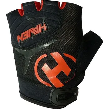 Cyklistické rukavice Rukavice HAVEN DEMO SHORT black/red