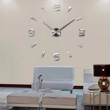 Hodiny Velké Nástěnné hodiny 3D efekt SPRZ2 (ZEG)