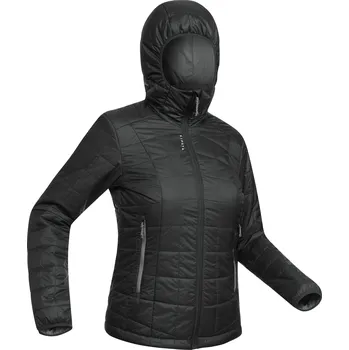 Dámská bunda KIPSTA Dámská fotbalová prošívaná bunda Fcoat 100 černá S ČERNÁ