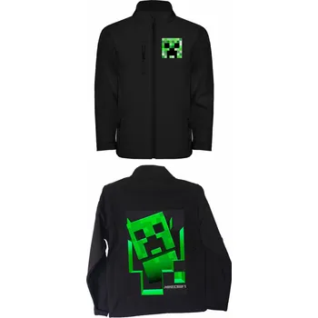 Chlapecká bunda Softshellová bunda Minecraft Creeper Velikost: XL