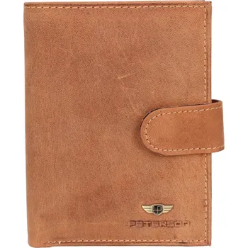 Peněženka Pánská kožená peněženka Peterson Jano - koňak