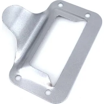 Úchytka na šuplík se jmenovkou - Stříbrná 73 x 59 mm