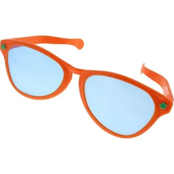 Karnevalový doplněk Godan Mega párty brýle 26 x 9 cm oranžové