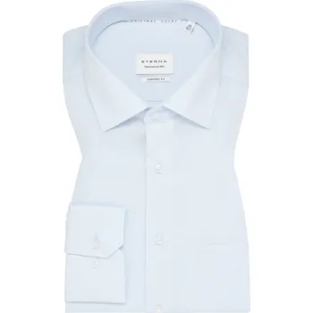 Košile Eterna Comfort Fit Popeline světle modrá velikost: 42, délka rukávu: dlouhý rukáv