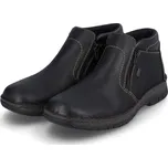 Pánská kožená kotníková obuv 05173-00 Rieker černá Barva: schwarz, Velikost: 46