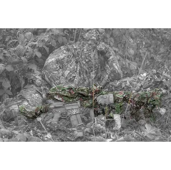 Krycí plachta GHOSTHOOD® 3dílný maskovací kryt Rifle Camo IRR, Barva: Concamo Green