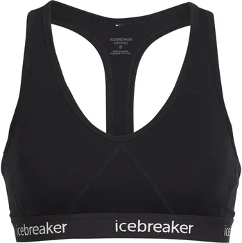 Podprsenka dámská merino podprsenka ICEBREAKER Wmns Sprite Racerback Bra, Black velikost: XL