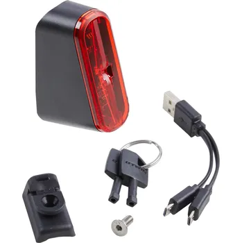 Cyklosvítilna ELOPS Zadní světlo CITY SPEED černé ČERNÁ