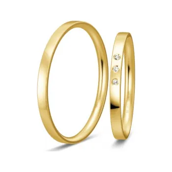 Prsten BREUNING zlaté snubní prsteny BR48/04307YG