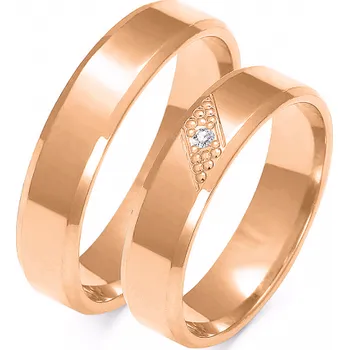 Prsten SOFIA zlatý dámský snubní prsten ZSA-149WRG