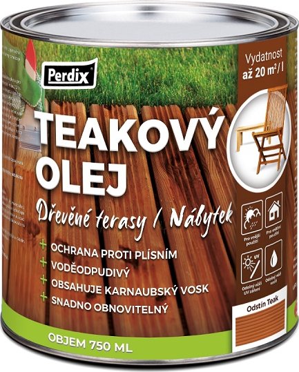 Perdix Teakový olej – teak 750ml