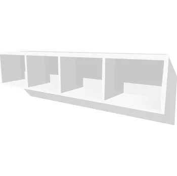 police Nabytekmorava Nástěnná police Alfa 42 barva lamina: bílá