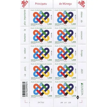 Poštovní známka (2023) MiNr. ** PL - Monako - EUROPA - Mír
