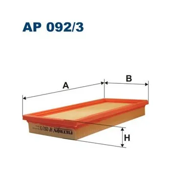 Filtr do auta Vzduchový filtr FILTRON (AP092/3)
