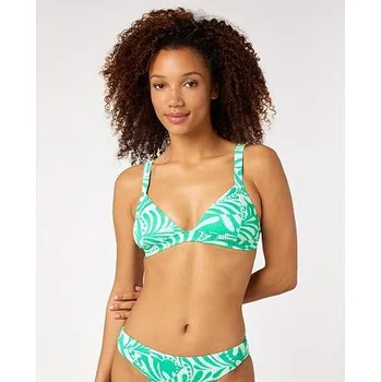 Dámské plavky Plavky Rip Curl AFTERGLOW FIXED TRI TOP Green velikost L