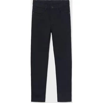 Chlapecké kalhoty Mayoral Chlapecké elegantní kalhoty 7517 modré, černé barva: černá, Rozměr: 172 (18 let)