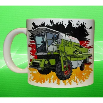 hrnek s kombajnem Claas Dominator 76