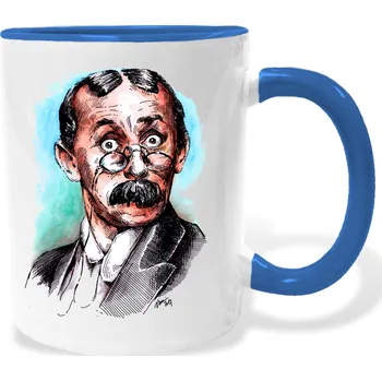 Hrnek - Vlasta Burian Barva: Modrá