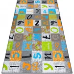 Balta Dětský kusový koberec JUMPY Písmena Číslice vícebarevný Rozměr: 100x200 cm