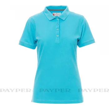 pracovní tričko Dámská polokošile Payper VENICE LADY Barva: Modrá Atolová, Velikost: 2XL
