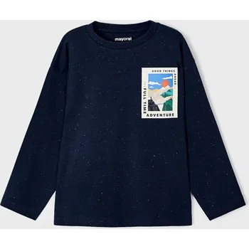 Chlapecké tričko Mayoral Tričko dlouhý rukáv 4035 modré Rozměr: 116