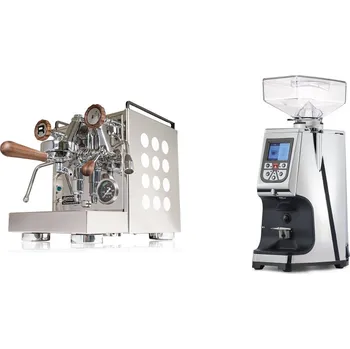 Kávovar Rocket Espresso Appartamento, white, walnut + Eureka Atom 60,…